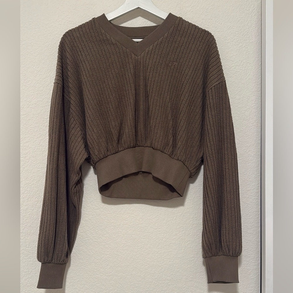 Gymshark brown textured set size M